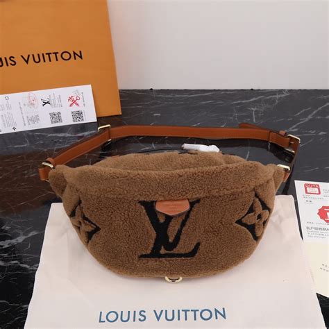 lv bum bag shearling|More.